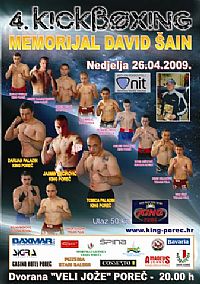 4th Memorial Kickboxing Tournament "David Sain" @ ISTRA (Istria)
