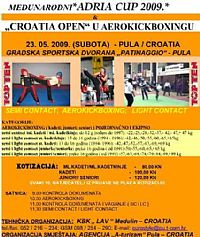 Kickboxing: Adria Cup 2009 @ Pula, Patinaggio