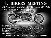 5. BIKERS MEETING MK "Hornets" Vodnjan & MK "Moto cb" Pula