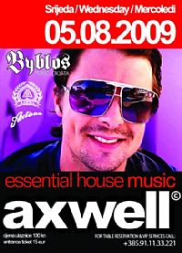 AXWELL @ Essential house music, Byblos, ISTRIA
