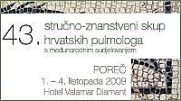 43. stručno–znanstveni skup hrvatskih pulmologa s međunarodnim sudjelovanjem 