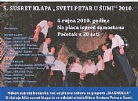 5th Klapa meeting "Sv. Petar u Šumi 2010"